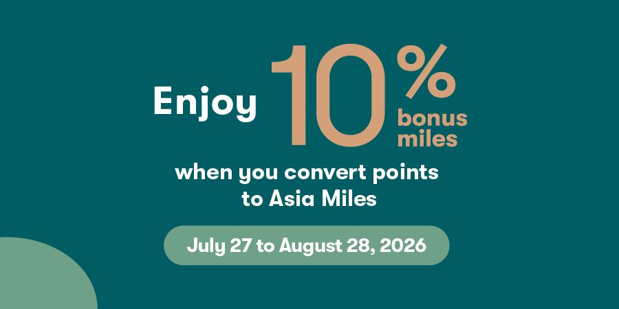 亚万里数转点限时加赠10%！加拿大用户8月28日前注册可享，最高多拿10,000奖励里数
