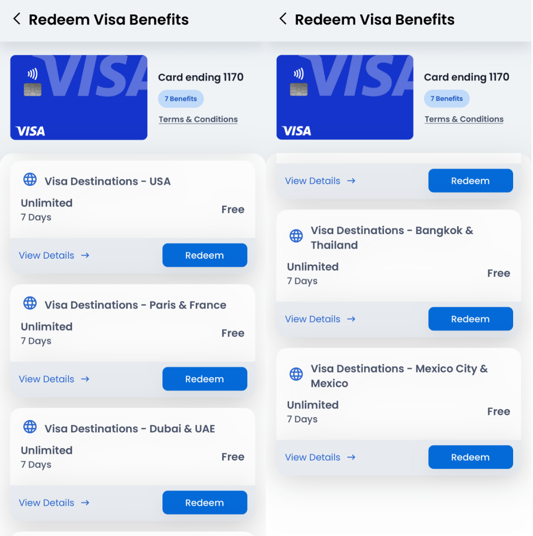 Visa Destinations 福利详解：免费无限eSIM数据、巴黎卢浮宫免排队、曼谷机场快速通关