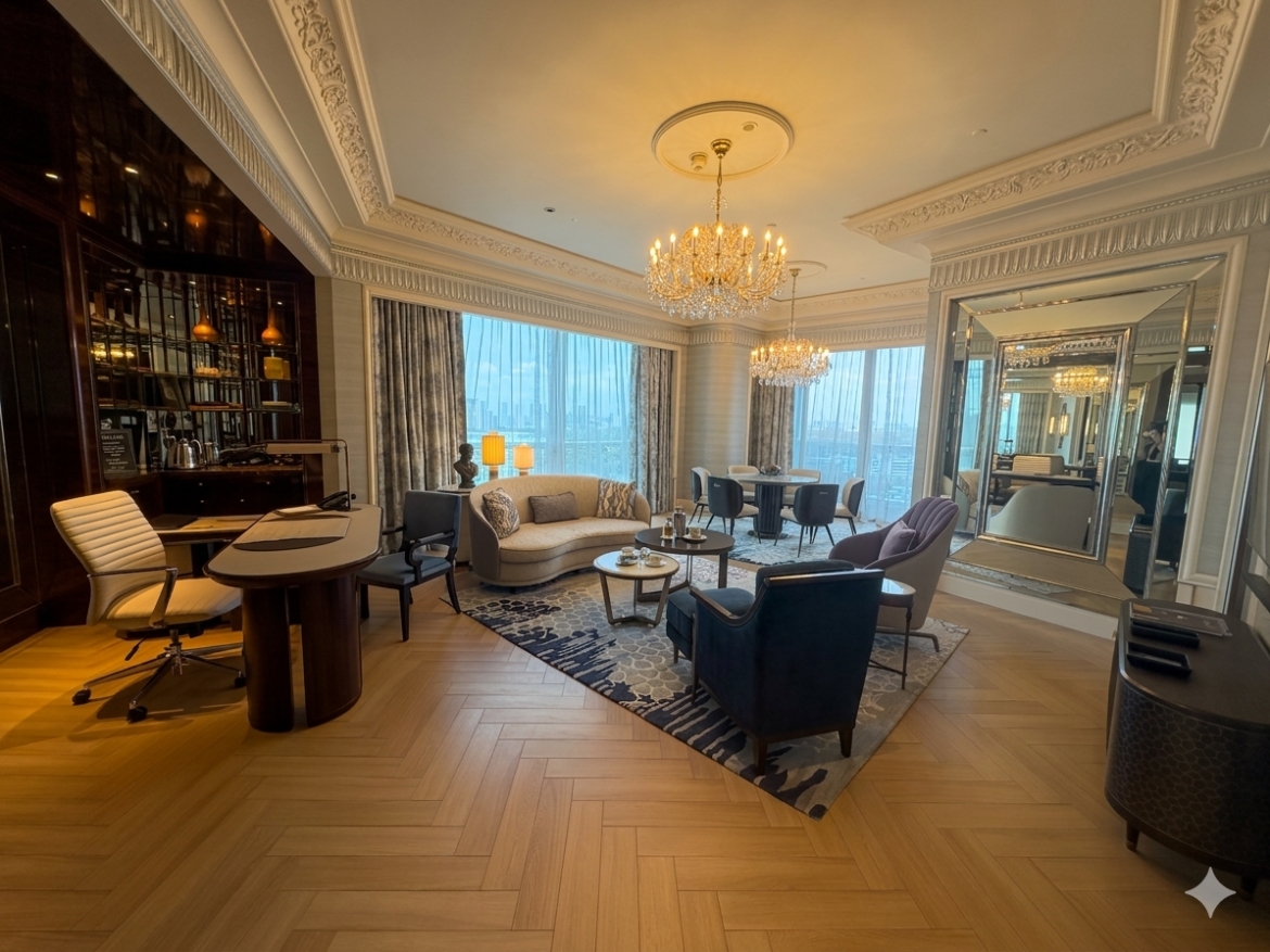 新加坡瑞吉酒店入住评测：华丽翻新后的艺术殿堂，铂金会籍体验全纪录