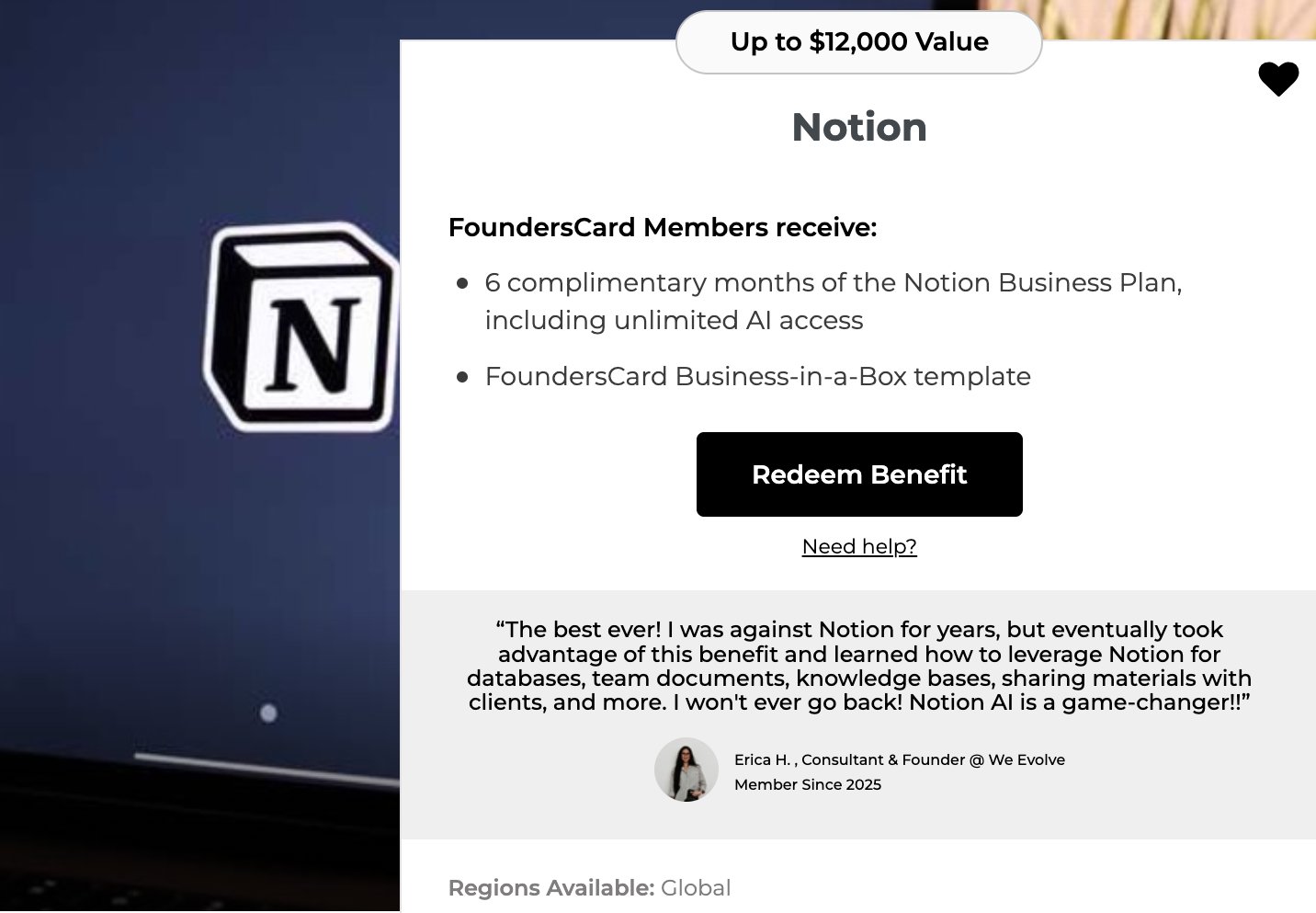 2026年 FoundersCard 实测：从免费试用升级到 Elite，这 $299 第一年到底值不值？