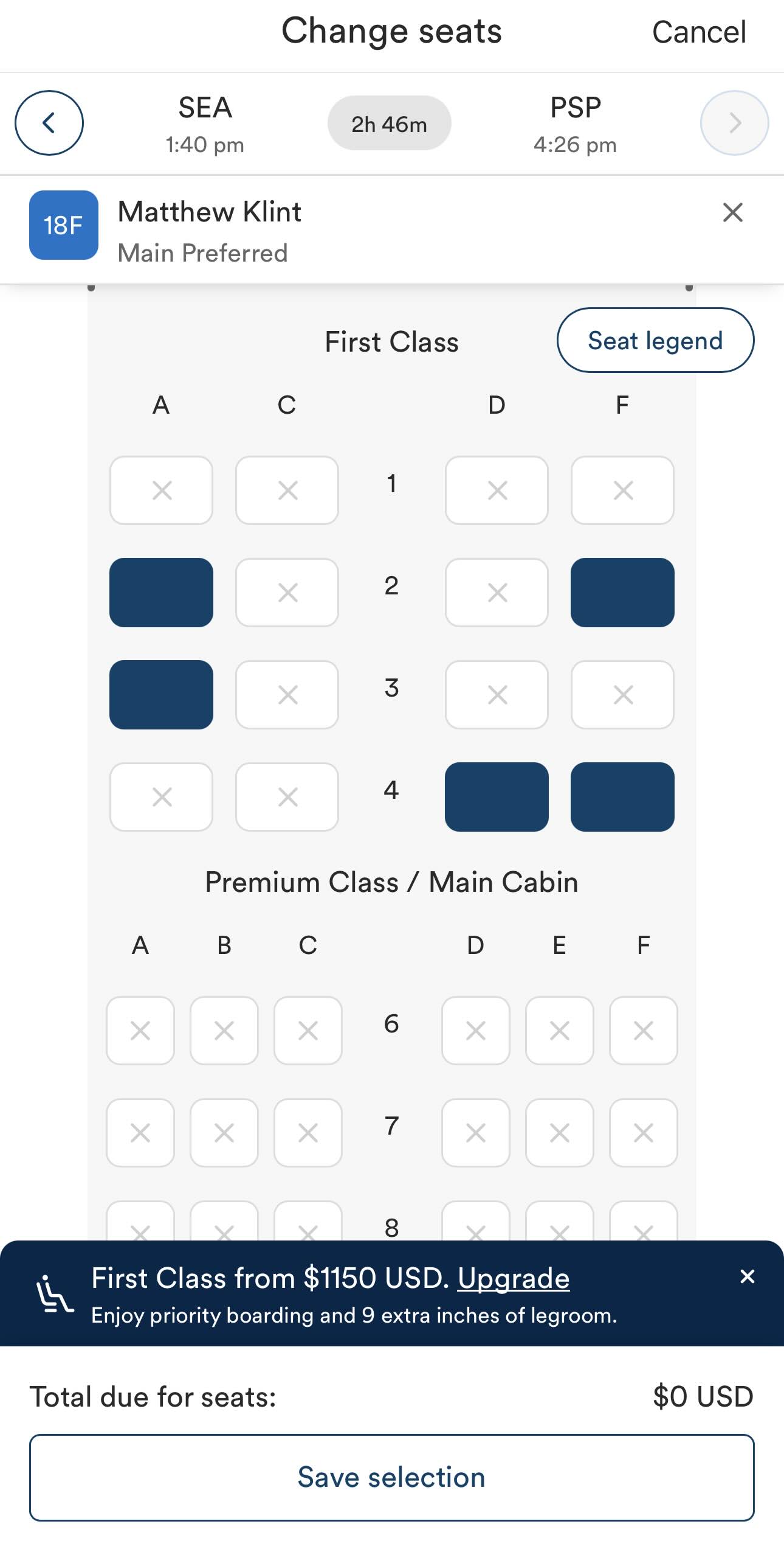 阿拉斯加航空 737-800 Premium Class 实测:为了一杯免费玛格丽塔,我放弃了全机最爽的伸腿座