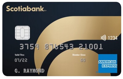Scotiabank Gold American Express Card 信用卡卡面