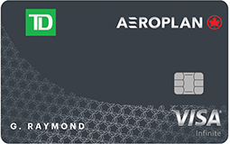 TD Aeroplan Visa Infinite 信用卡卡面