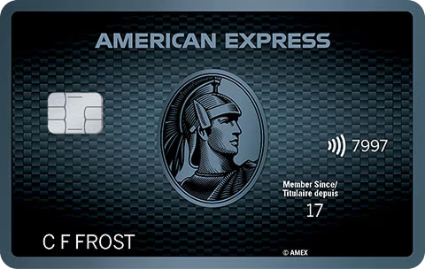 American Express Cobalt Card 卡面