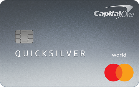 Capital One Quicksilver World Mastercard 卡面