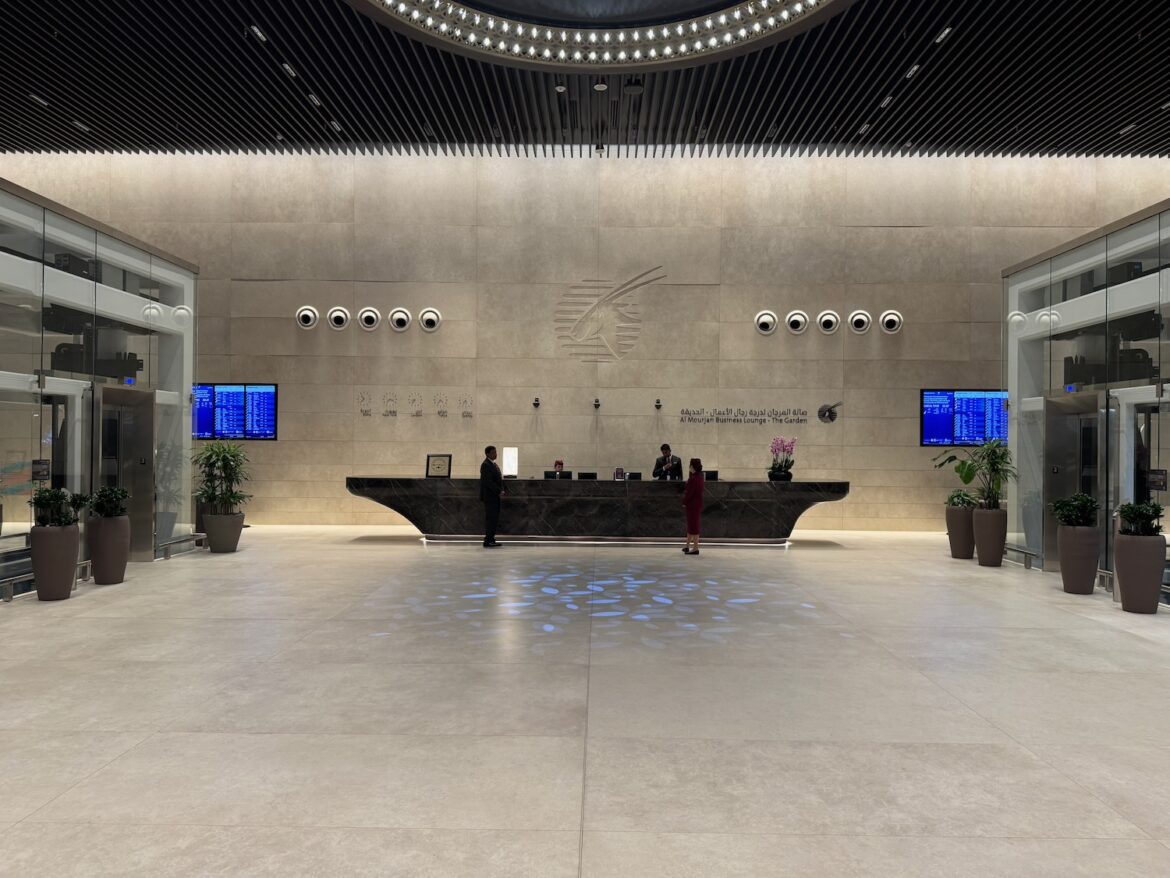 在多哈花园里度过八小时：卡塔尔航空 Al Mourjan 商务舱休息室 The Garden 实测